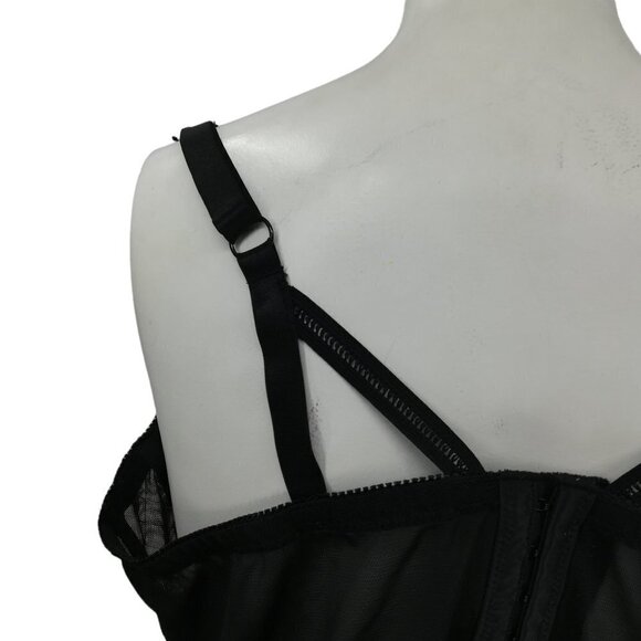 Torrid Leopard Print Underwire Sheer Nightie Negligee Size 2 Lingerie Strappy - Picture 11 of 16